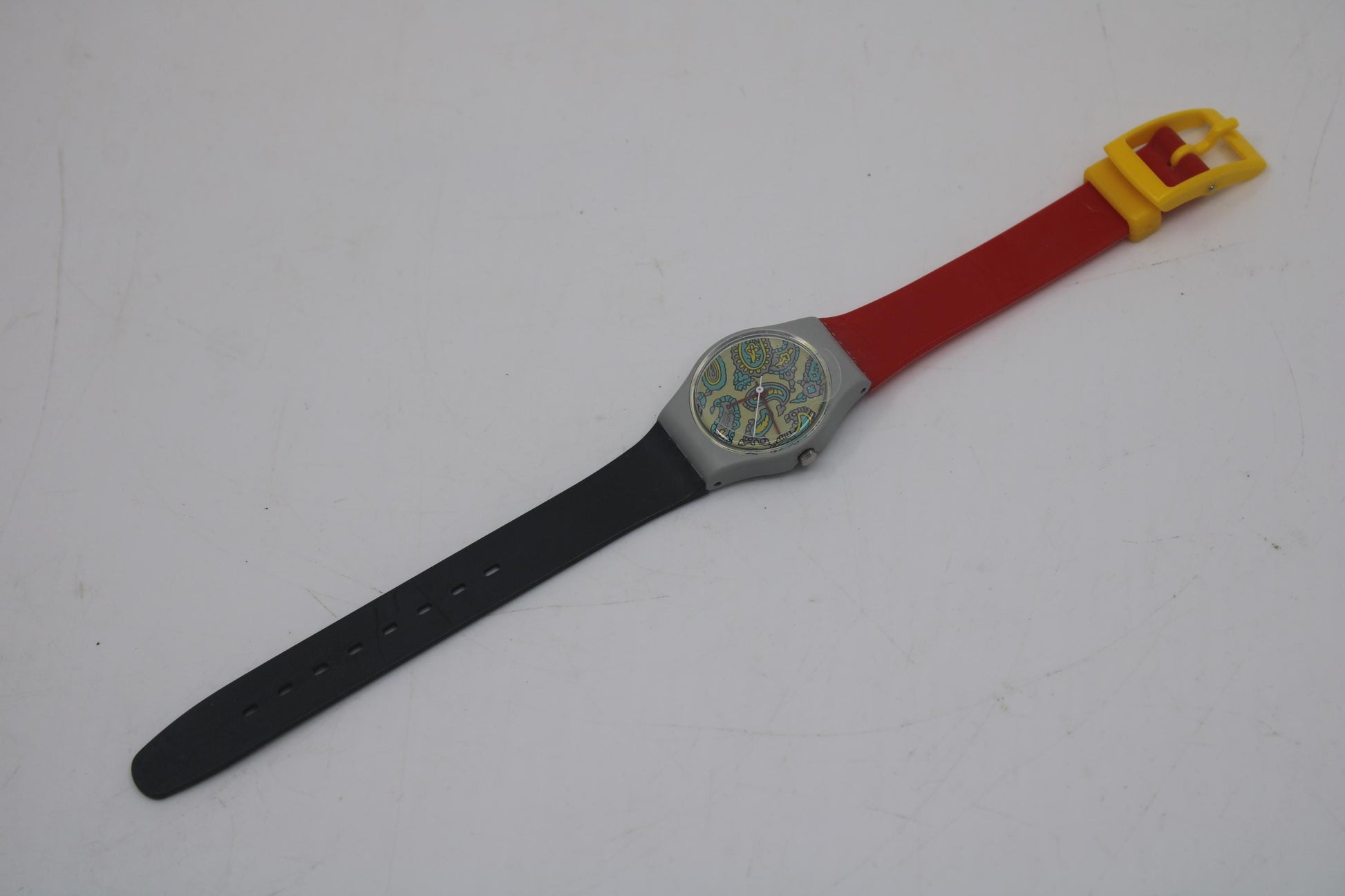Vintage ladies Swatch, Sheherazade LM105, 1985, working, New Old Stock, Unworn, NO box