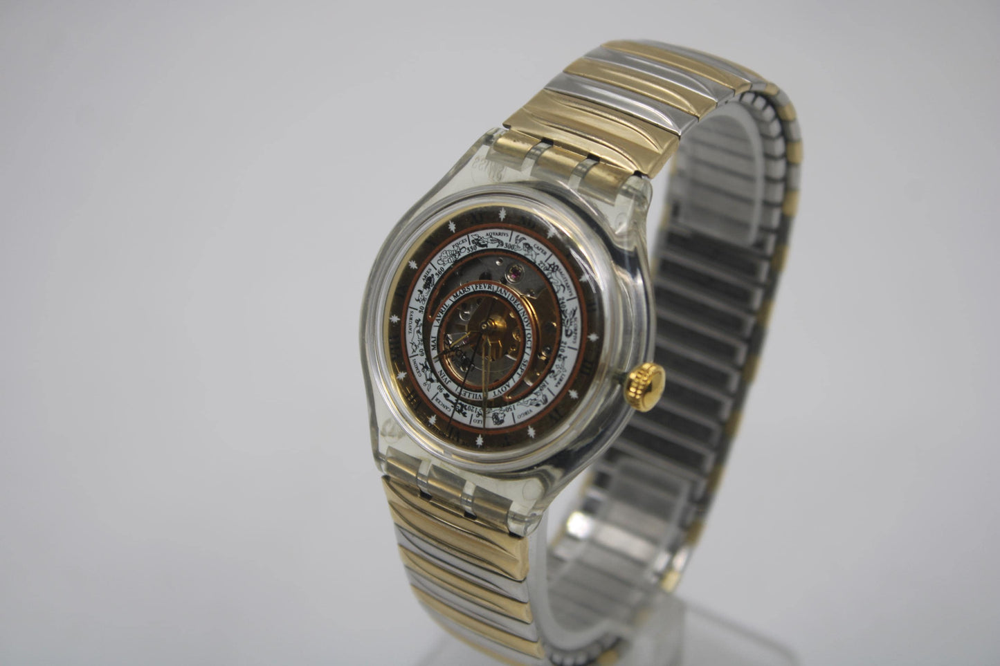 1994 'Serti Misterieux' Vintage Gents Automatic Swatch SAK113/114, Very nice used condition