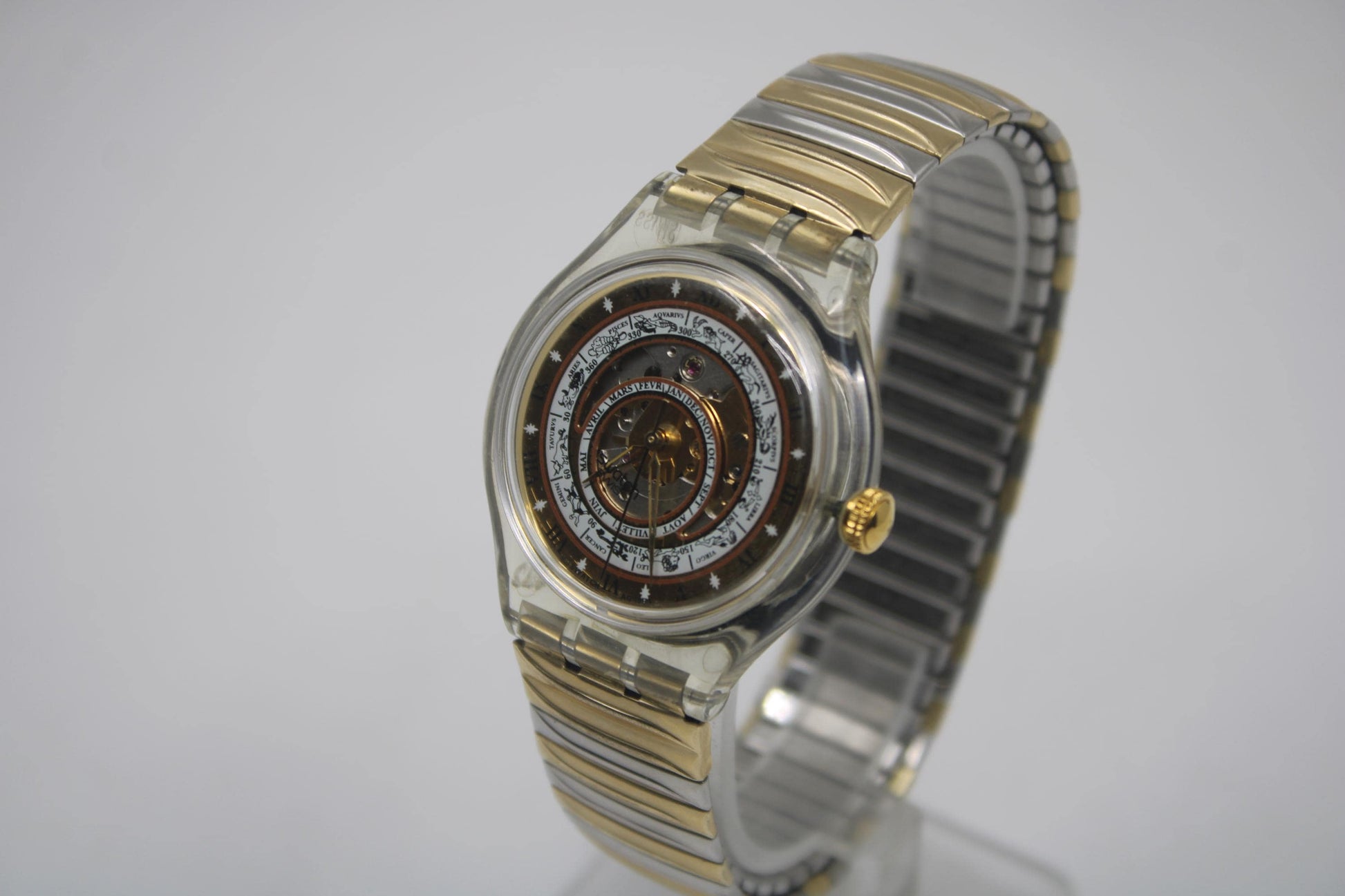 1994 'Serti Misterieux' Vintage Gents Automatic Swatch SAK113/114, Very nice used condition