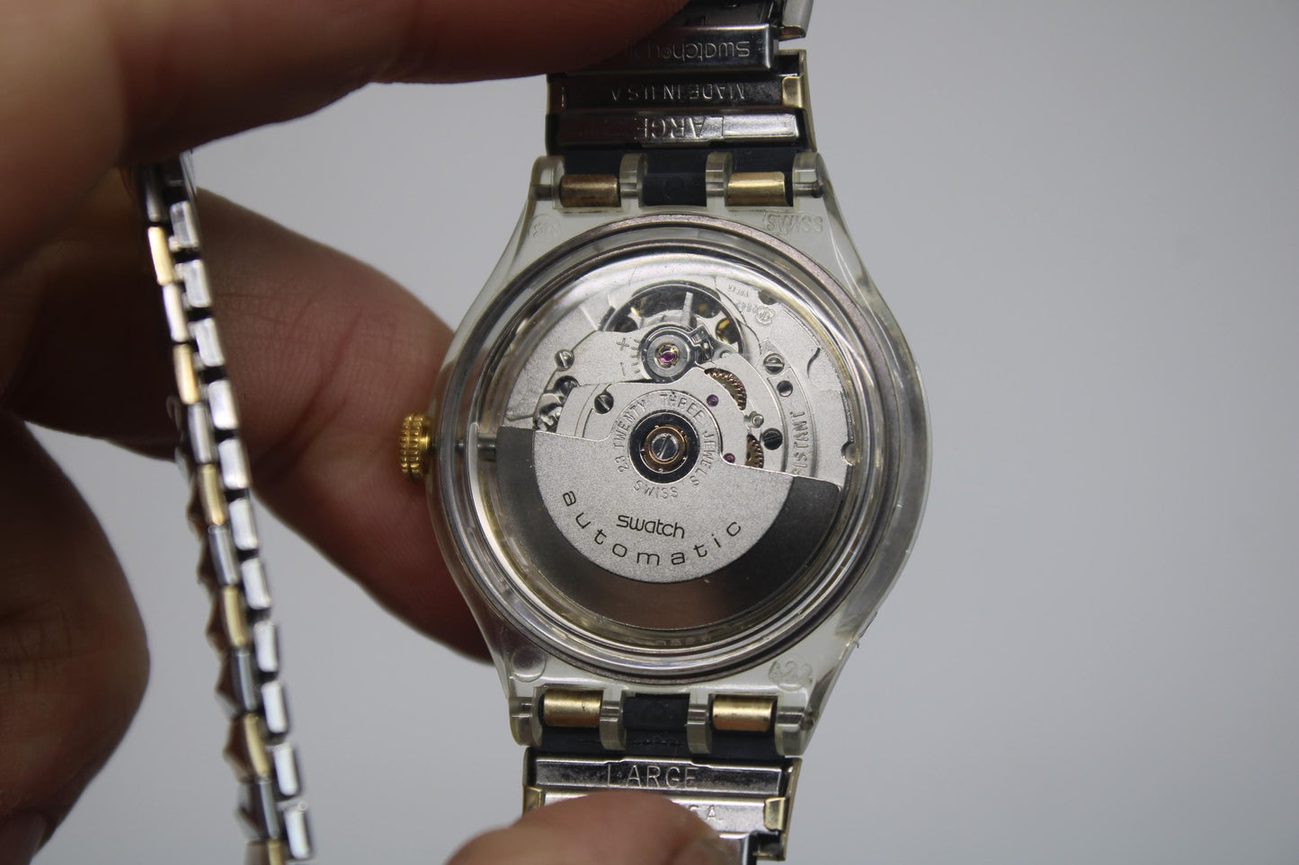 1994 'Serti Misterieux' Vintage Gents Automatic Swatch SAK113/114, Very nice used condition