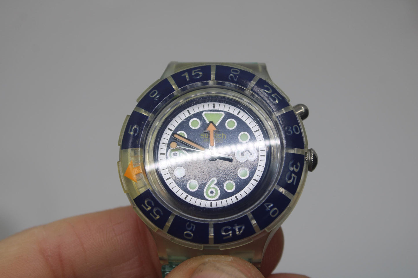 1995 Vintage Swatch Scuba 'Seetang' SDK900, Nice, Used Condition, working