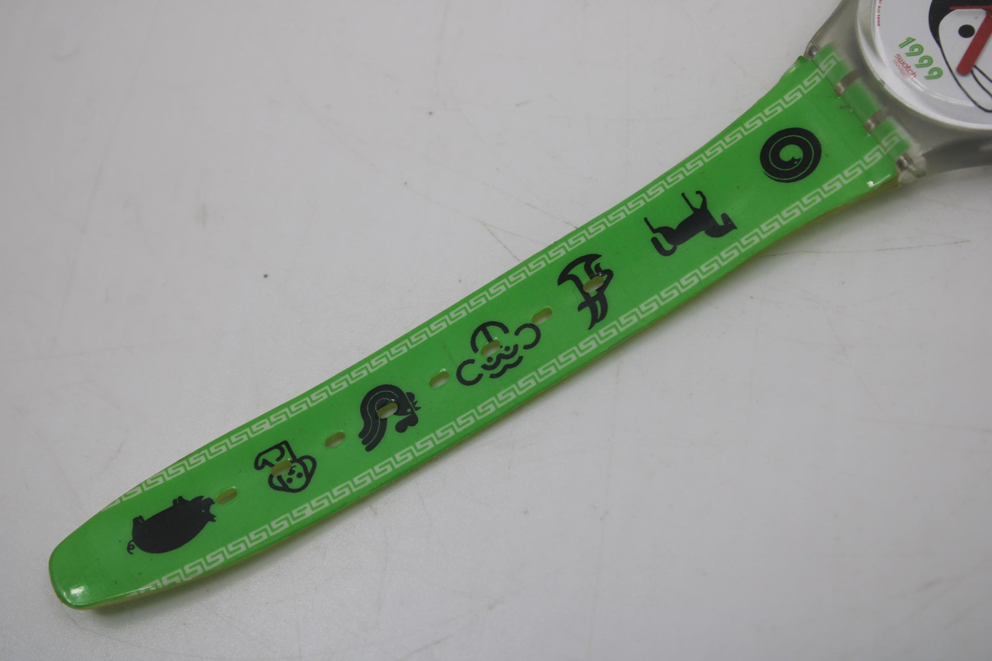 Vintage Gents Swatch 'Rabit & Rabat' GK292, in good, original condition, working fine, NEW original strap