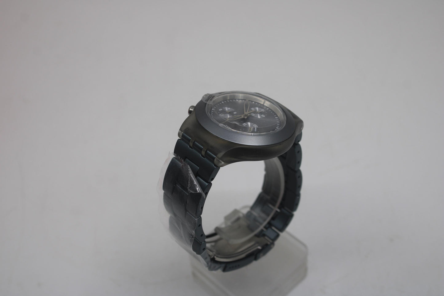 Swatch Irony Diaphane Chrono, 'Full Blooded Smokey Grey' SVCM4007, Never worn, with Box