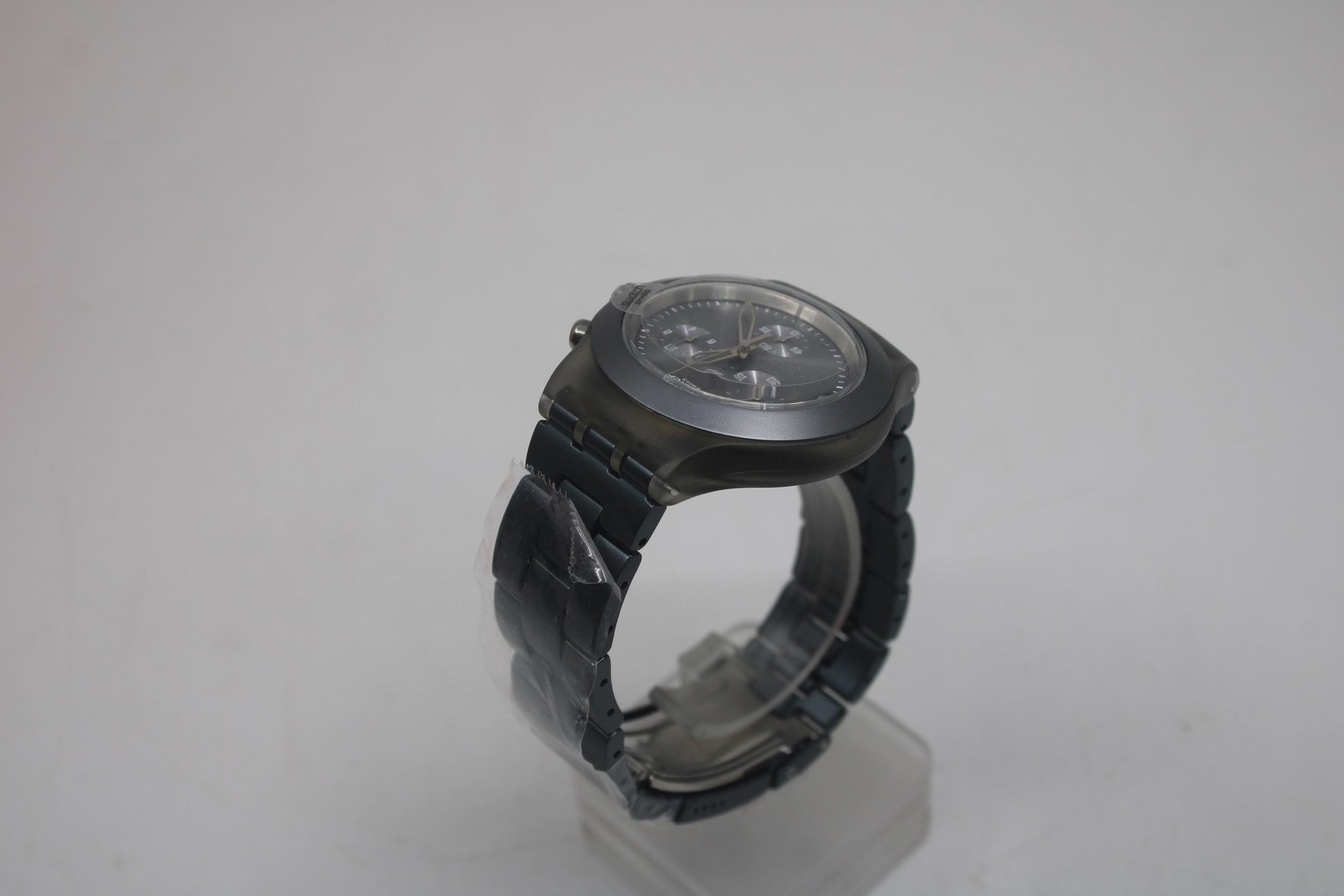 Swatch Irony Diaphane Chrono, 'Full Blooded Smokey Grey' SVCM4007, Never worn, with Box