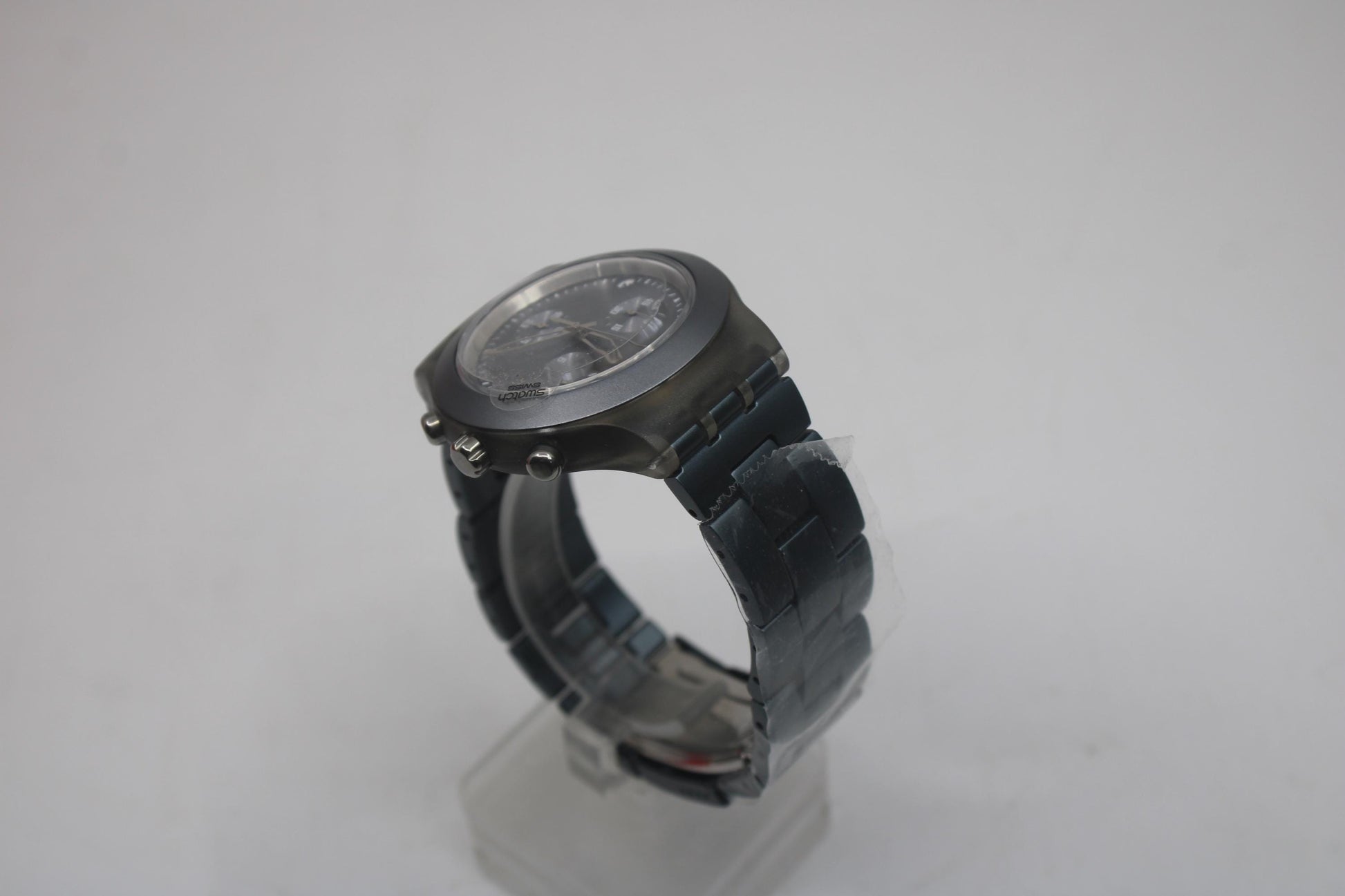 Swatch Irony Diaphane Chrono, 'Full Blooded Smokey Grey' SVCM4007, Never worn, with Box