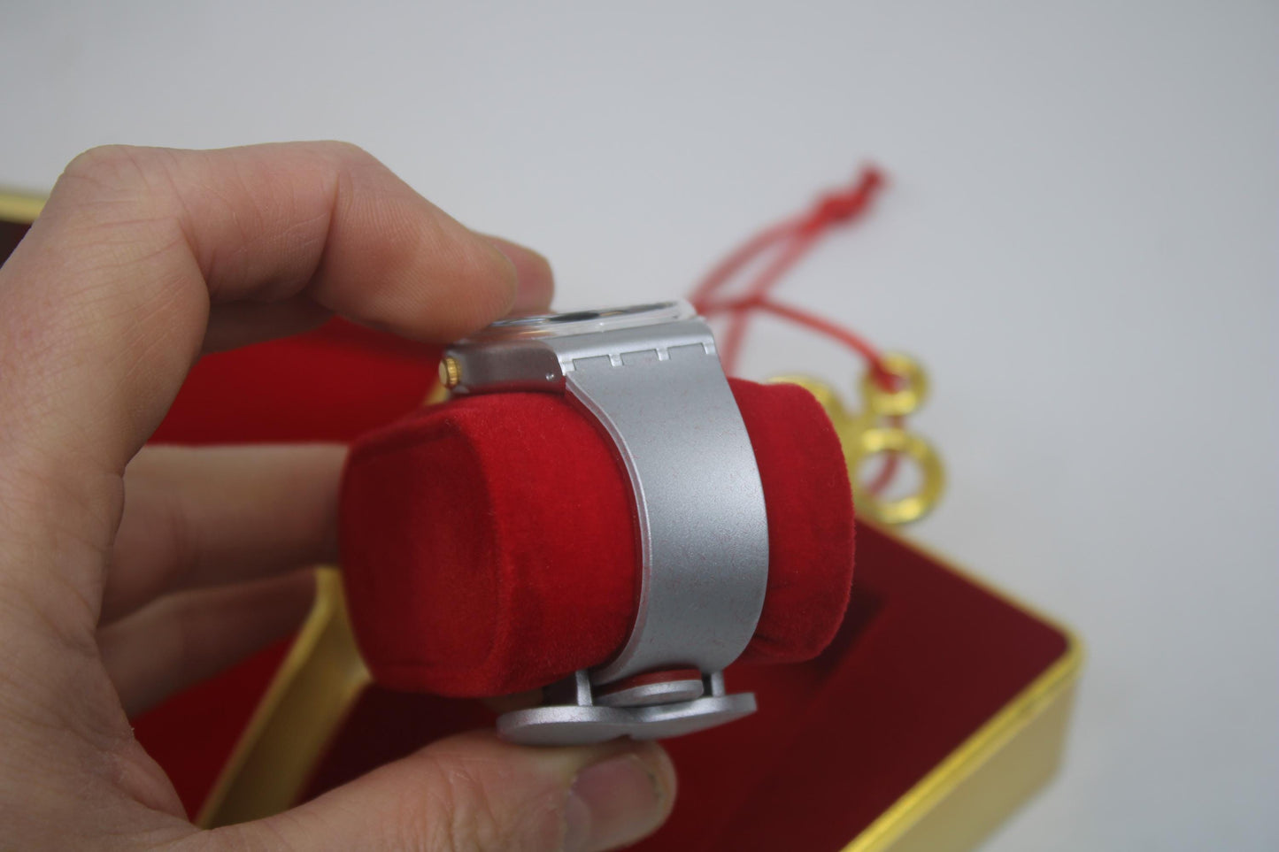 Chinese New Year, 34mm Gents Swatch watch, GZ327, Cheese, Squeak, Squeak, unworn, original box