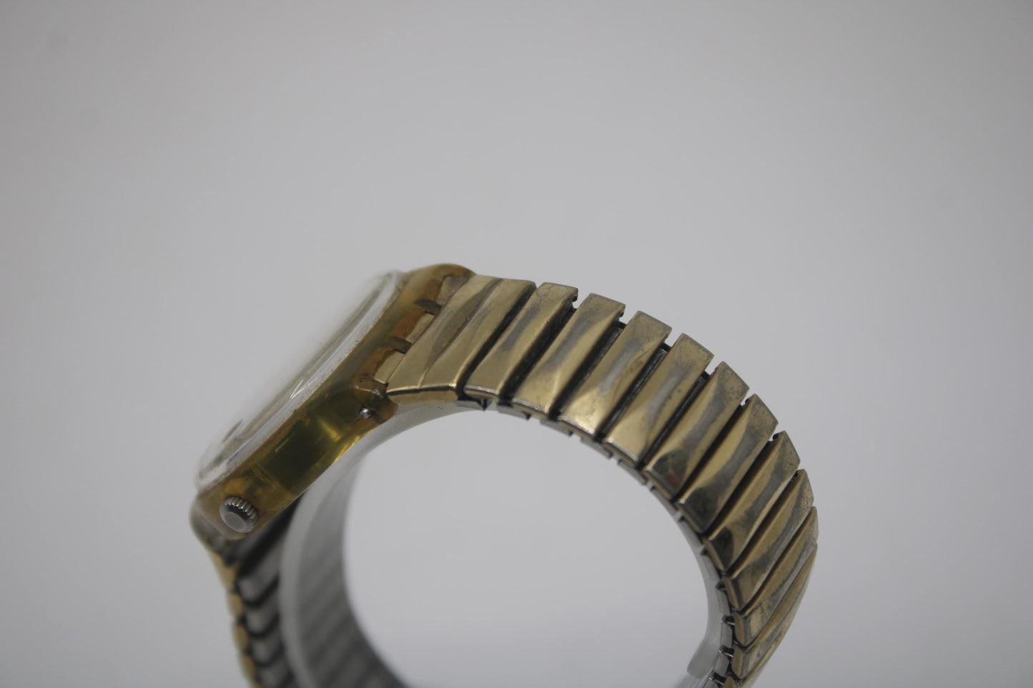 Vintage 34mm Gents Swatch watch, GK723, 'Raindrop', very rough, working condition