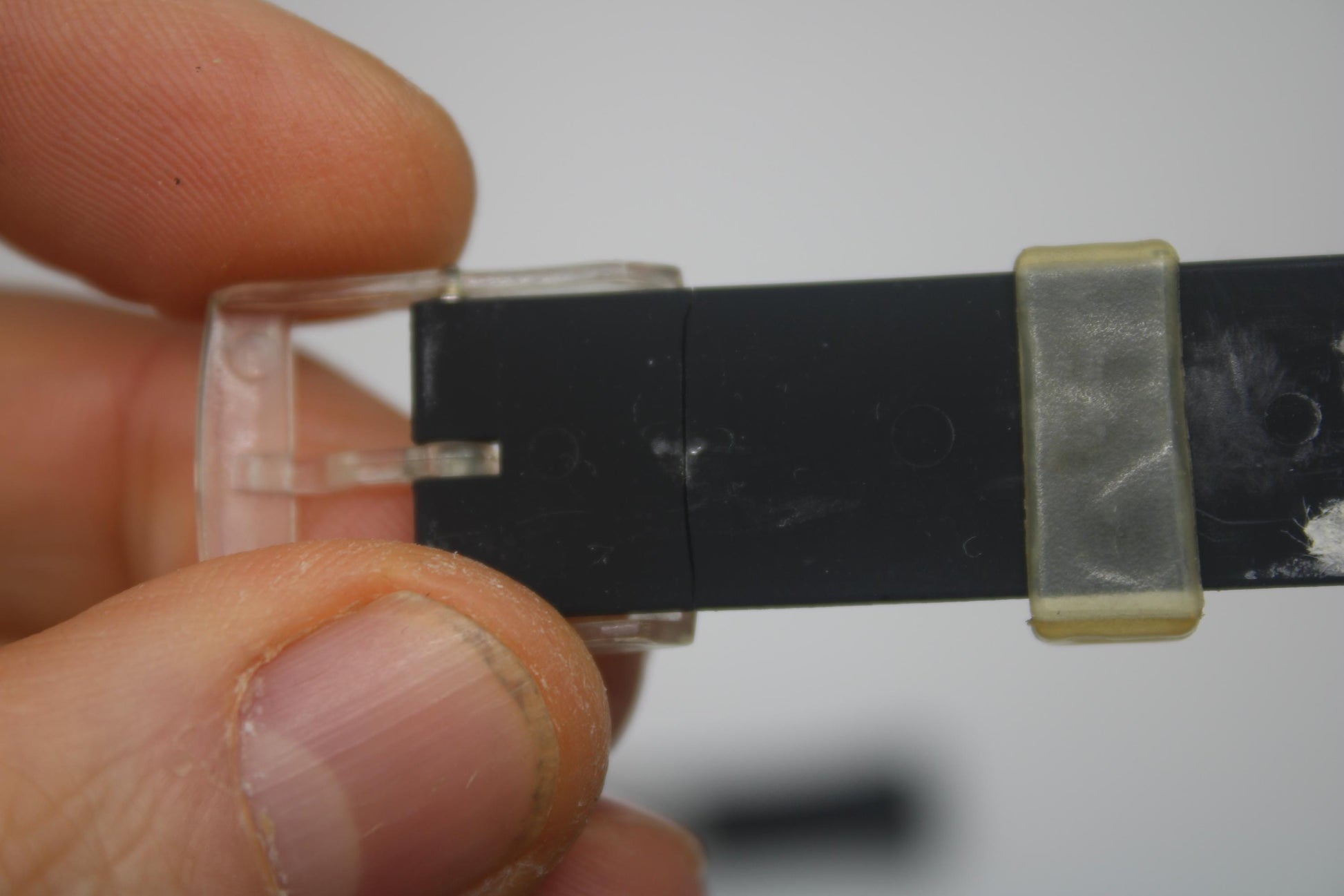 Vintage Swatch Strap, 'Tender Too', GB131, 17mm, Gents, New Old Stock, Unwearable, CRACKED