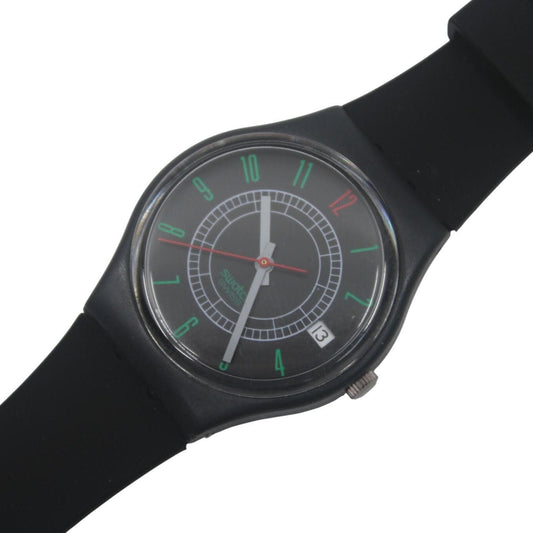 1986 Swatch 34mm Gents 'Ritz' GA400, working fine, NEAR MINT condition, brandnew strap