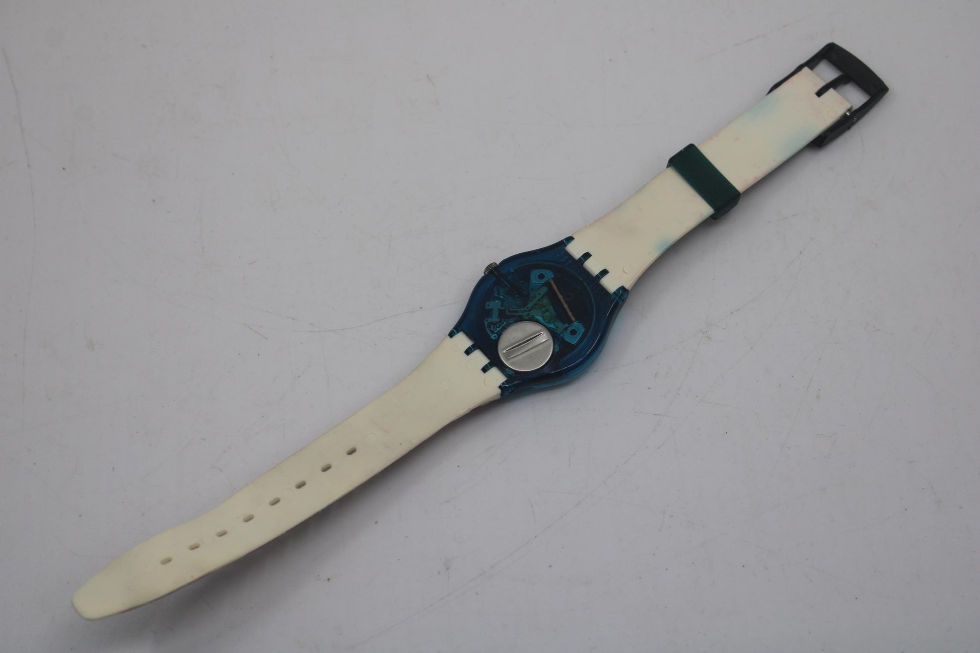 1995 Vintage Gents Swatch 'Smilla' GZ701, NEW OLD STOCK, Never Used, working fine, with original strap