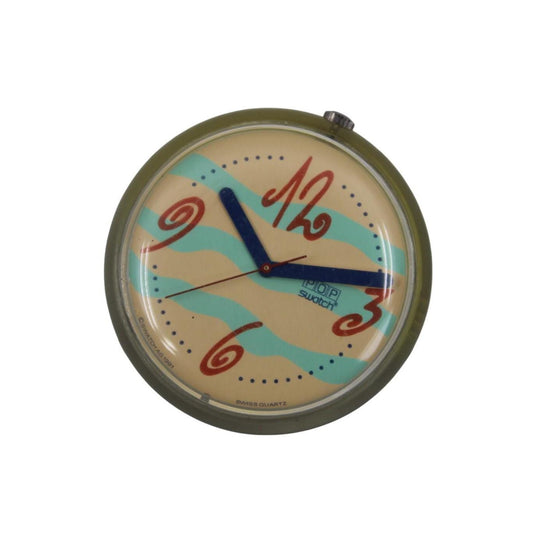 1992, Swatch, PopSwatch, 'Coquillage', PWK157, good, used condition, NO strap and NO ring