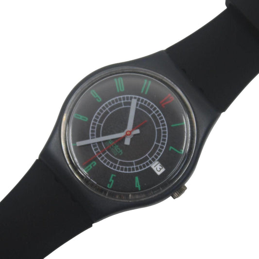 1986 Swatch 34mm Gents 'Ritz' GA400, working fine, NEAR MINT condition, brandnew strap