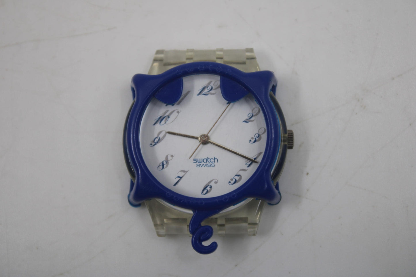 Swatch Guard, for 34mm GENTS Swatches, Unused, original Swatch, DARK BLUE