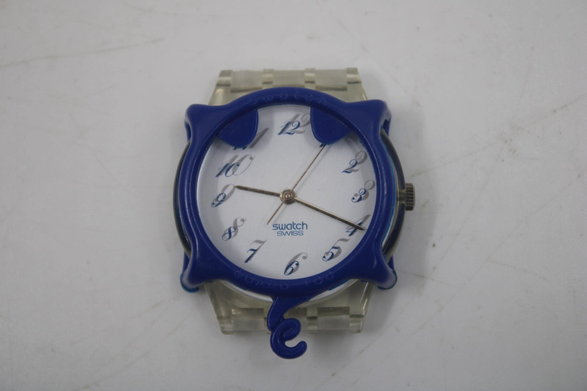 Swatch Guard, for 34mm GENTS Swatches, Unused, original Swatch, DARK BLUE