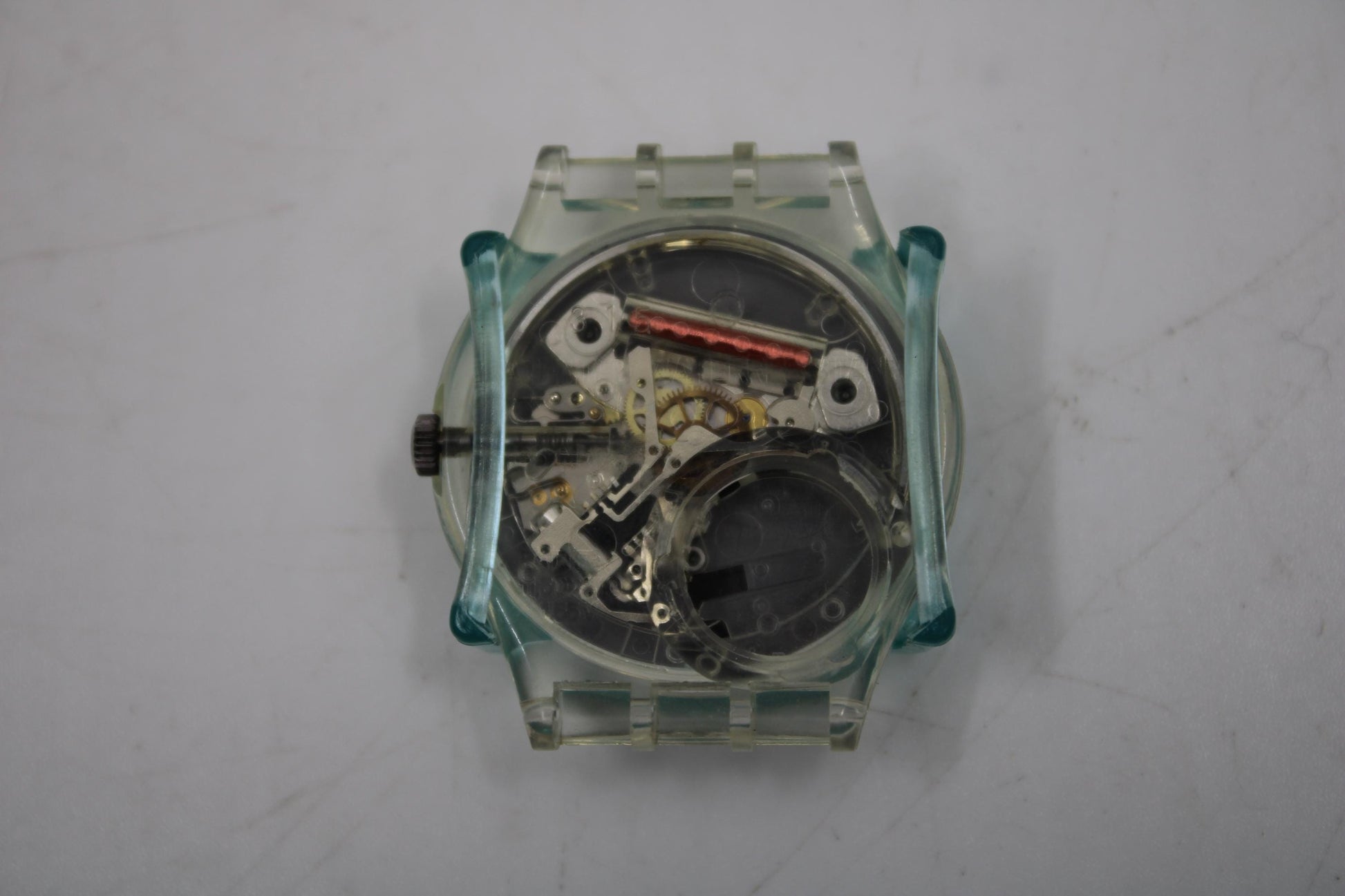 Swatch Guard, for 34mm GENTS Swatches, Unused, original Swatch, LIGHT GREEN