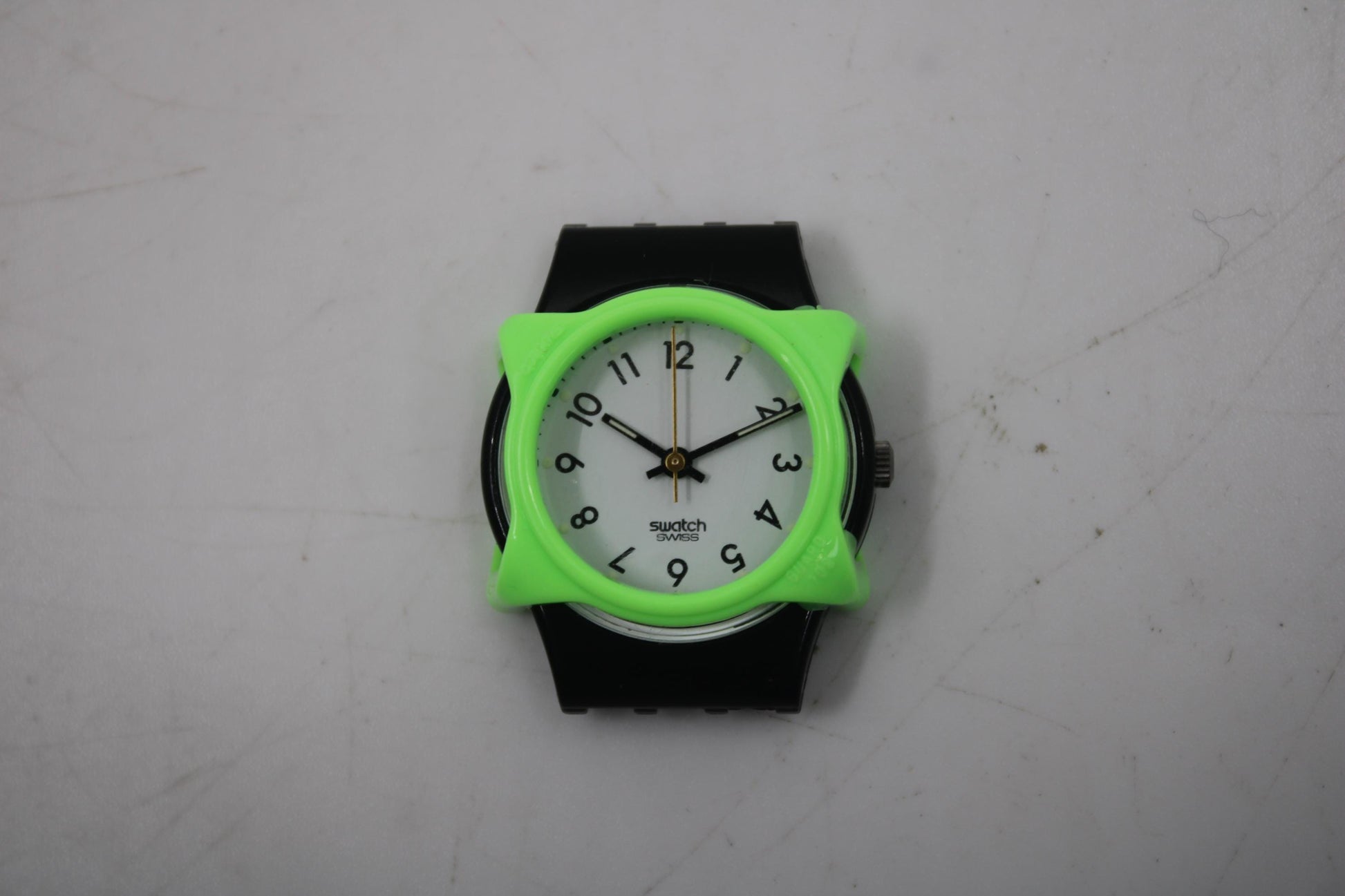 Swatch Guard Too SMALL (25mm), Never Used, for LADIES Swatch, color GREEN, Watch NoT included in Sale