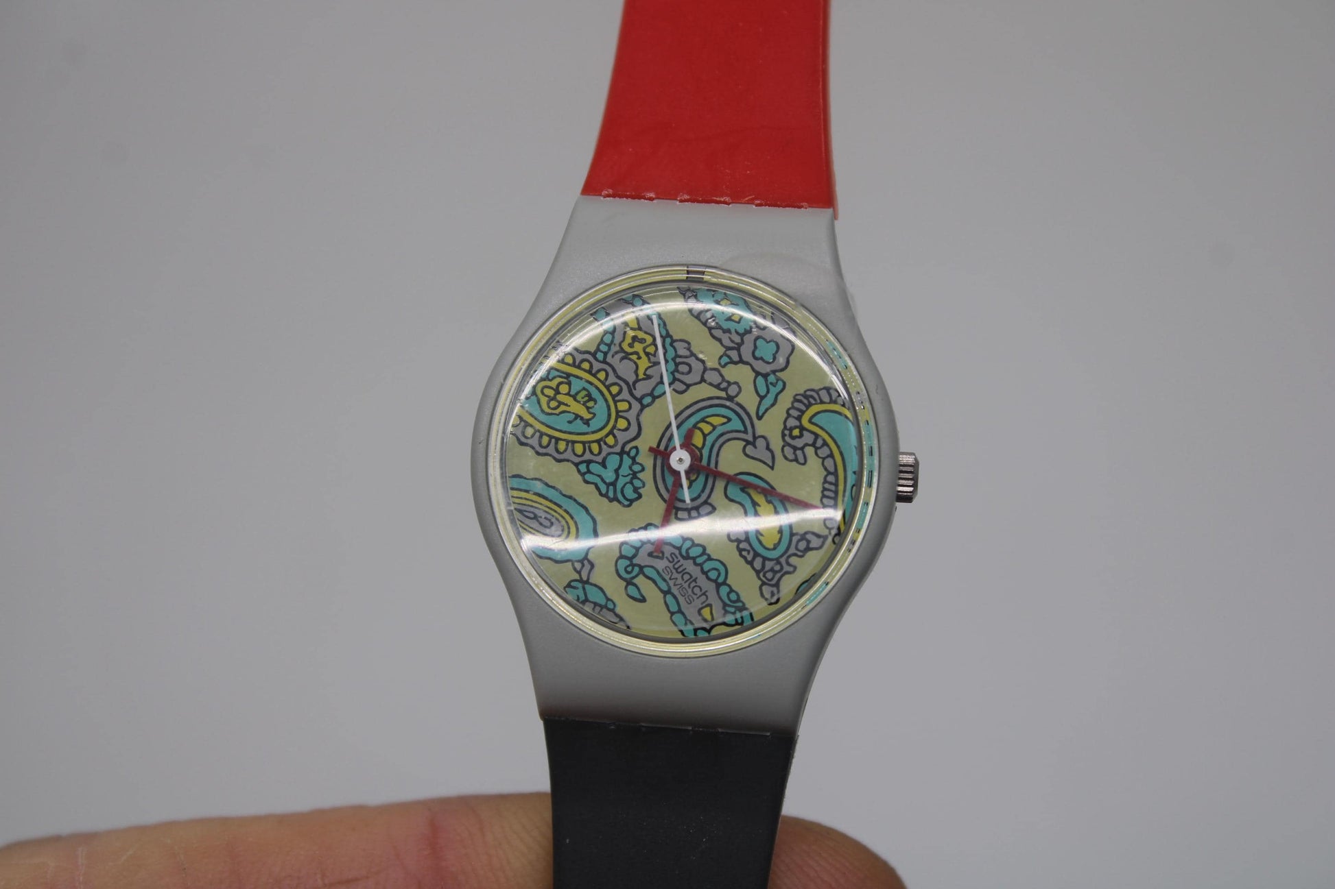 Vintage ladies Swatch, Sheherazade LM105, 1985, working, New Old Stock, Unworn, NO box