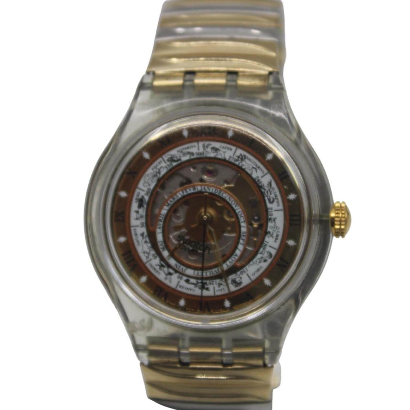 1994 'Serti Misterieux' Vintage Gents Automatic Swatch SAK113/114, Very nice used condition