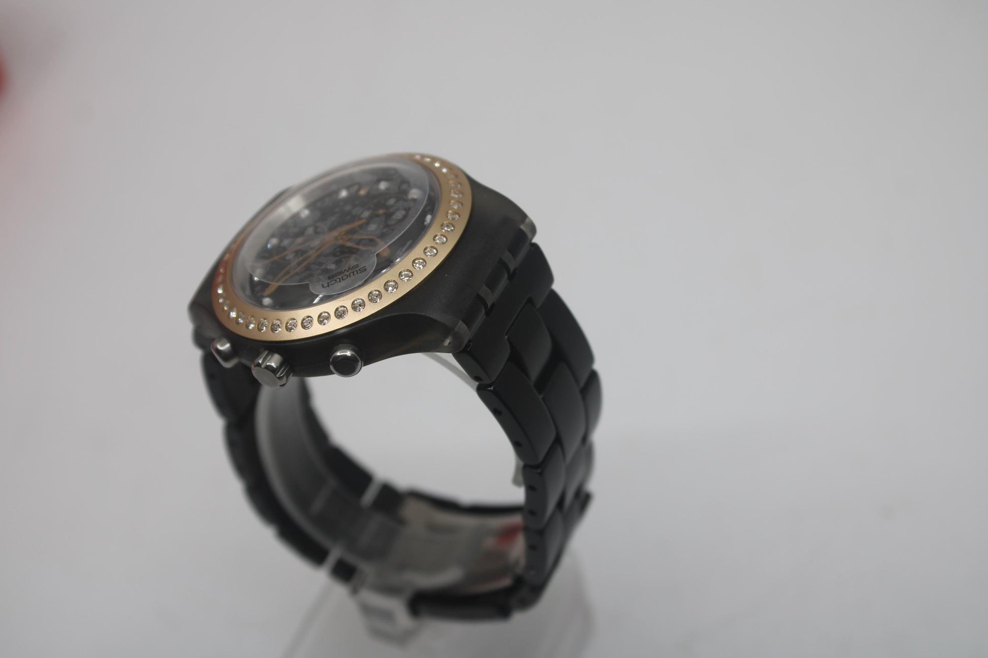Swatch Irony Diaphane Chrono, 'Full Blooded Stoneheart Black' SVCM4008, Never worn, with Box