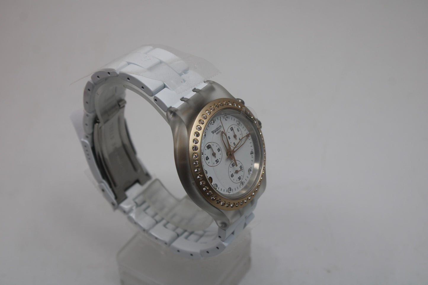 Swatch Irony Diaphane Chrono, 'Full Blooded Marvellous Pink' SVCK4067, Never worn, with Box