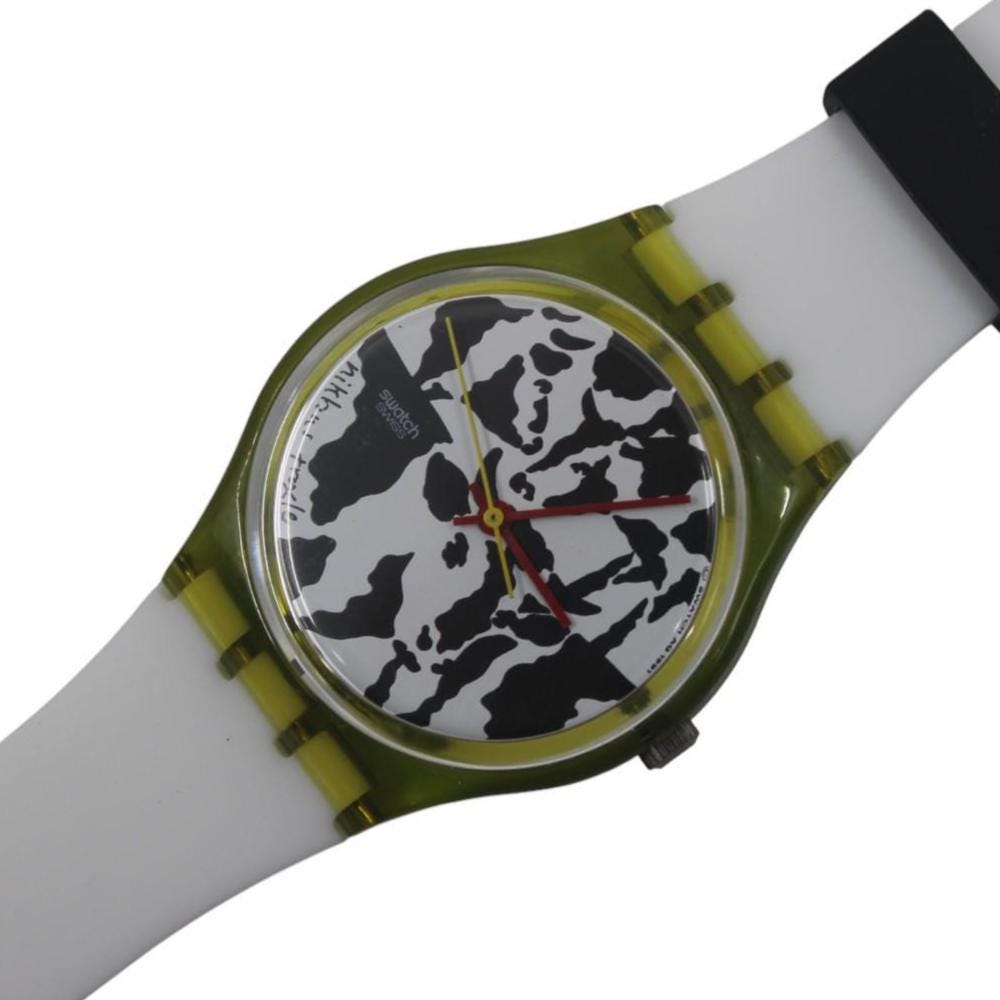 1991 Vintage Gents Swatch 'Flaeck' GZ117, in UNUSED, New Old Stock, great condition, working