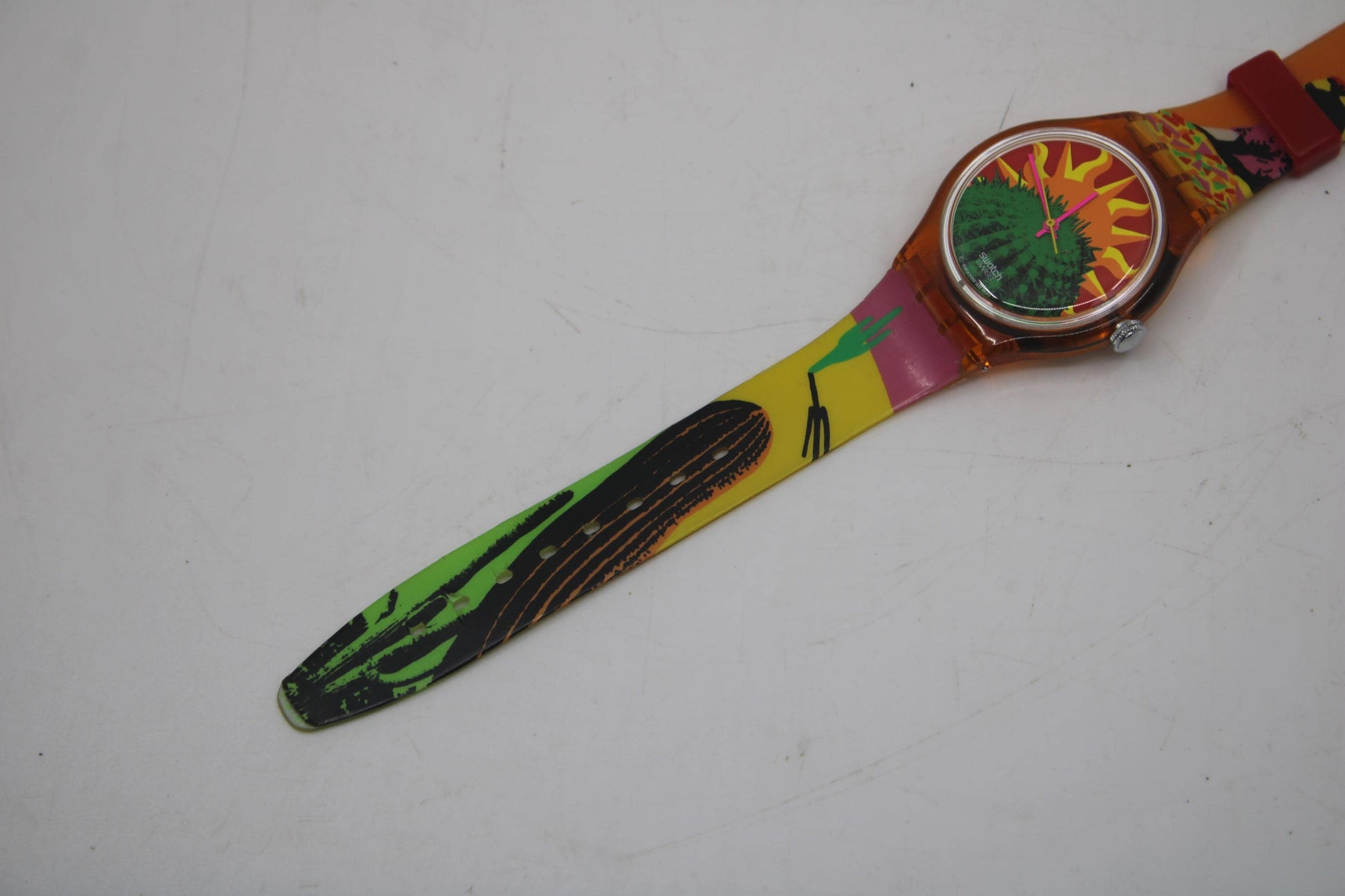 Tequila Automatic Swatch, 1994, GO102, NEW strap and NEW case, 100% working