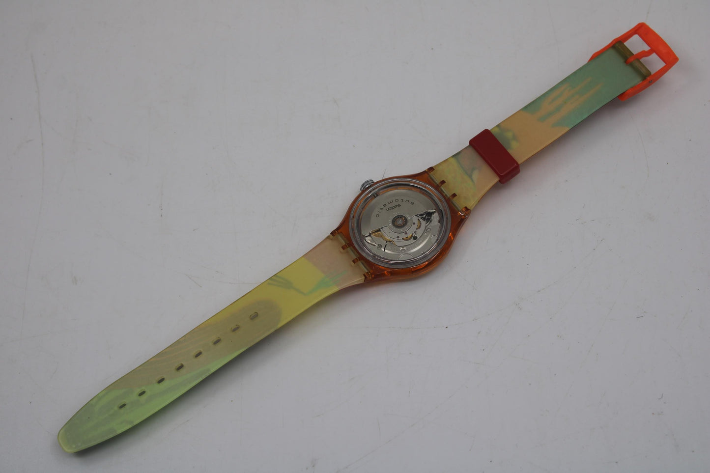 Tequila Automatic Swatch, 1994, GO102, NEW strap and NEW case, 100% working