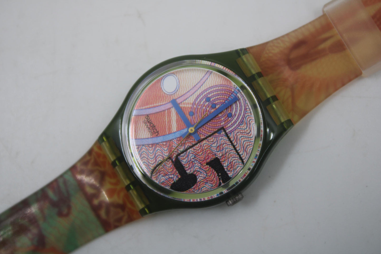 1991, Swatch, Gents, 'Franco', GG110, NEW and UNWORN, working fine, original strap