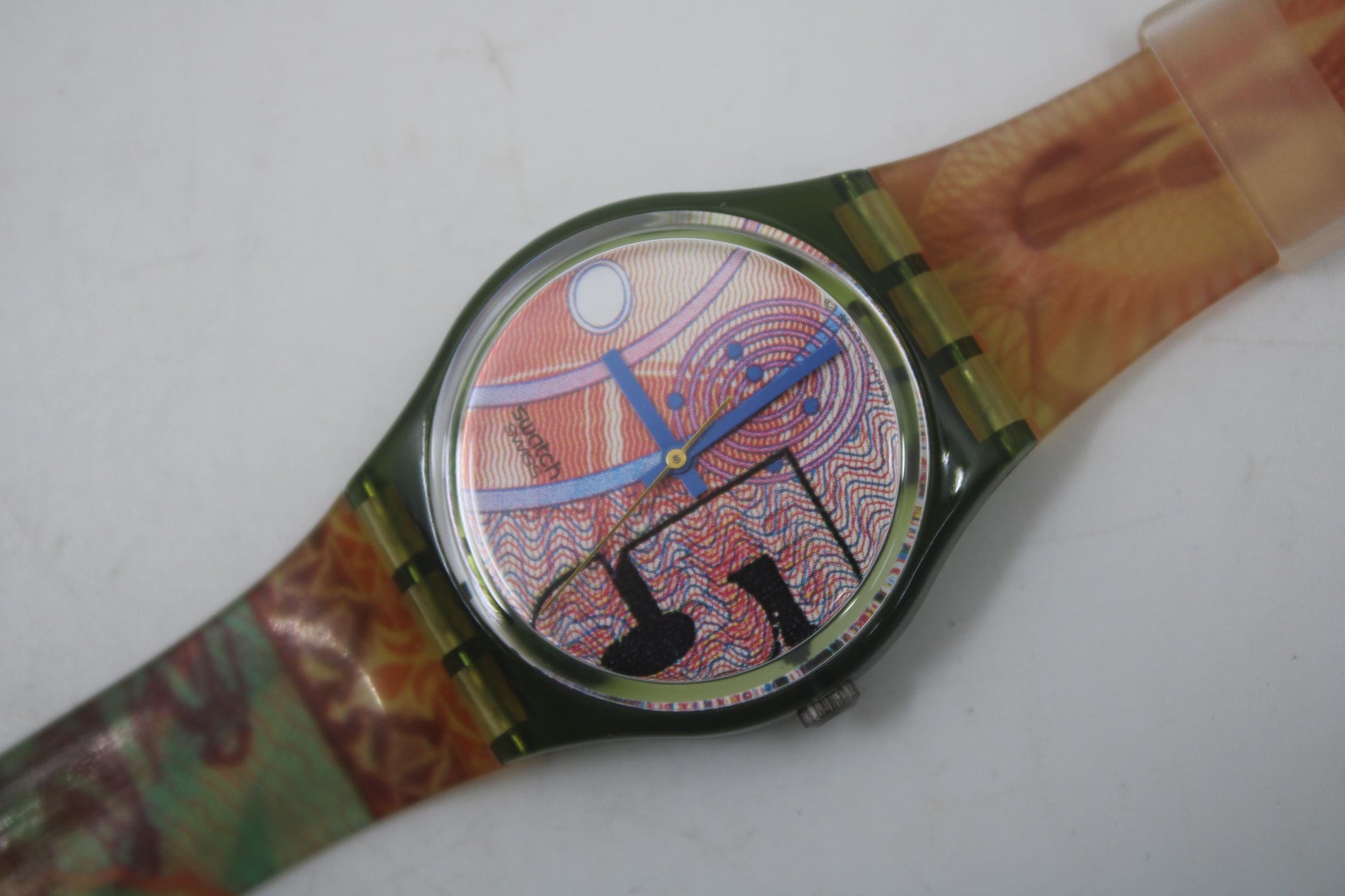 1991, Swatch, Gents, 'Franco', GG110, NEW and UNWORN, working fine, original strap