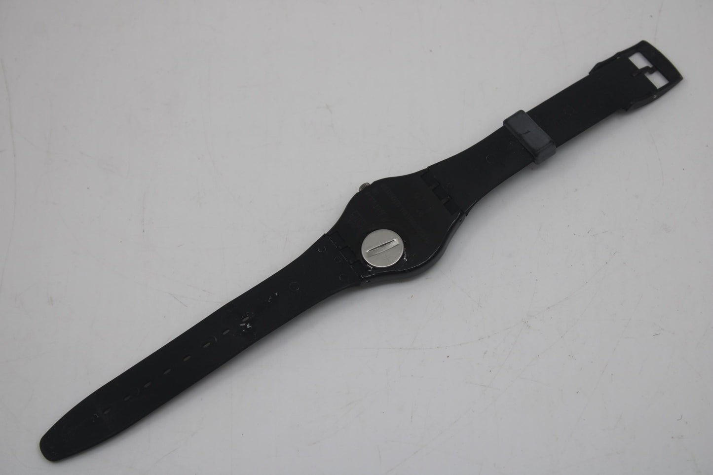 1989 Swatch Gents 'Lucretia' GB126, new old stock, never worn, working, original strap