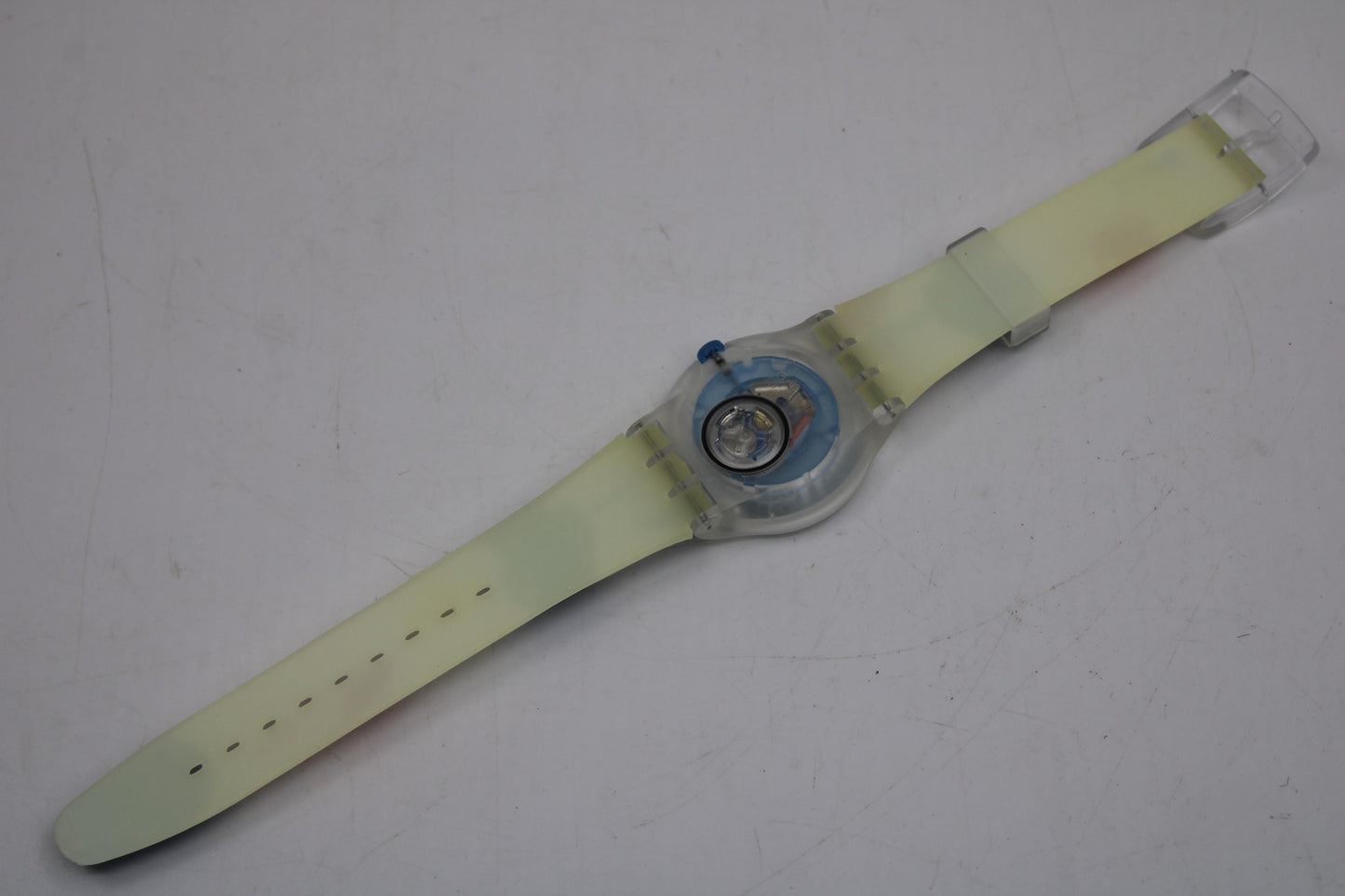 Vintage Swatch Jelly 'Swatch Blue' SUJK104C, mint, unworn condition, working fine, NO box