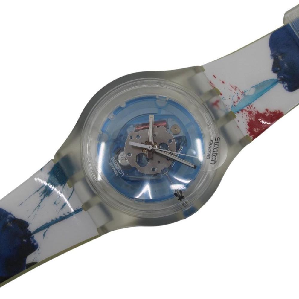 Vintage Swatch Jelly 'Swatch Blue' SUJK104C, mint, unworn condition, working fine, NO box