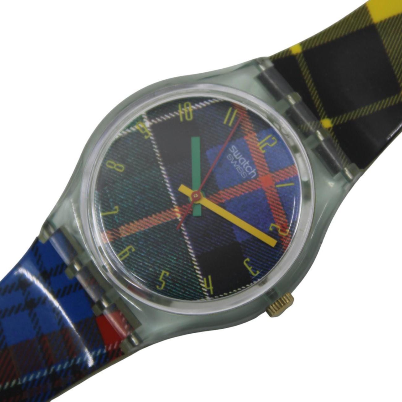 1995 Vintage Gents Swatch 'Mc Square' GG137, New Old Stock, Unused, original condition, working