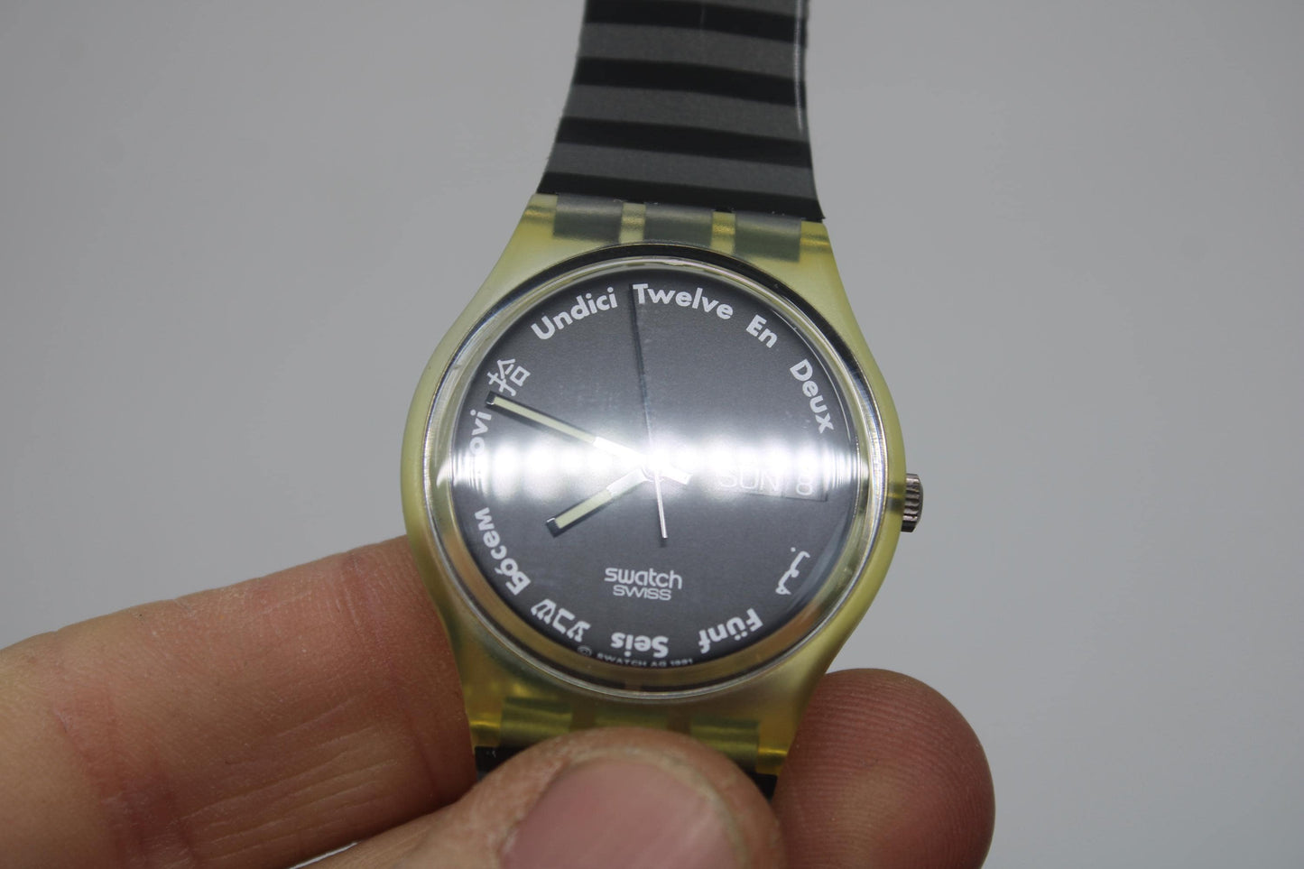 Swatch, Gents, 1992, 'Gutenberg', GK703, unworn, never used, working fine