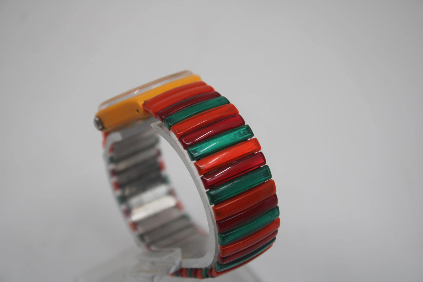 1994 Vintage Gents Swatch 'Tequila' GO102, New Old Stock, Unused, non-original strap, working fine