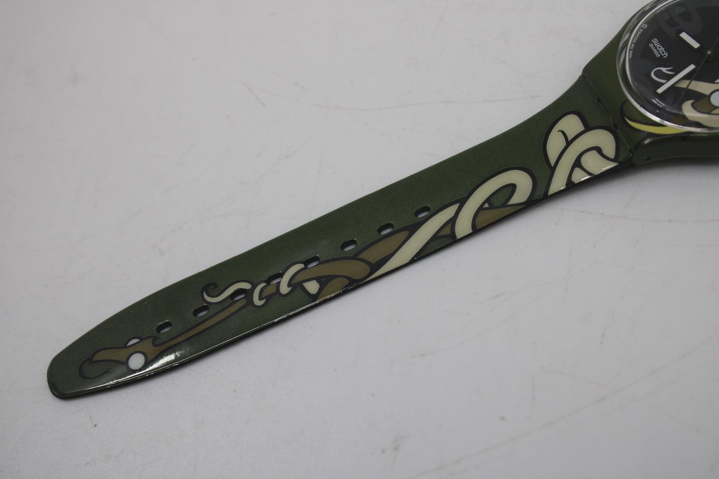 Vintage Gents Swatch, 'Serpent Soup', SKG101, NO box, MINT Condition, working, Original Strap