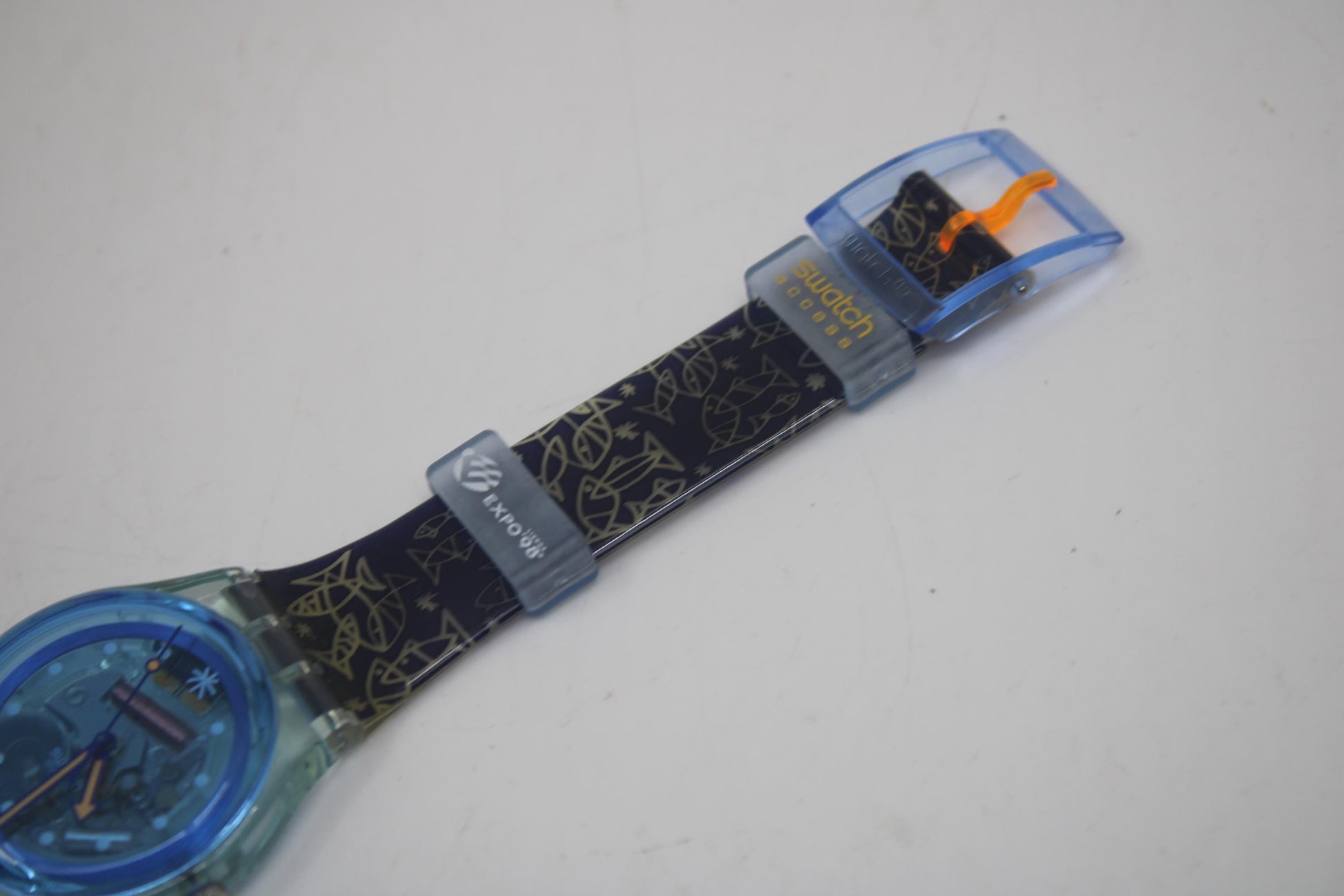 1998 Vintage Gents Access Swatch 'Adamastor' SKL100, Expo 98 Special, unworn, working