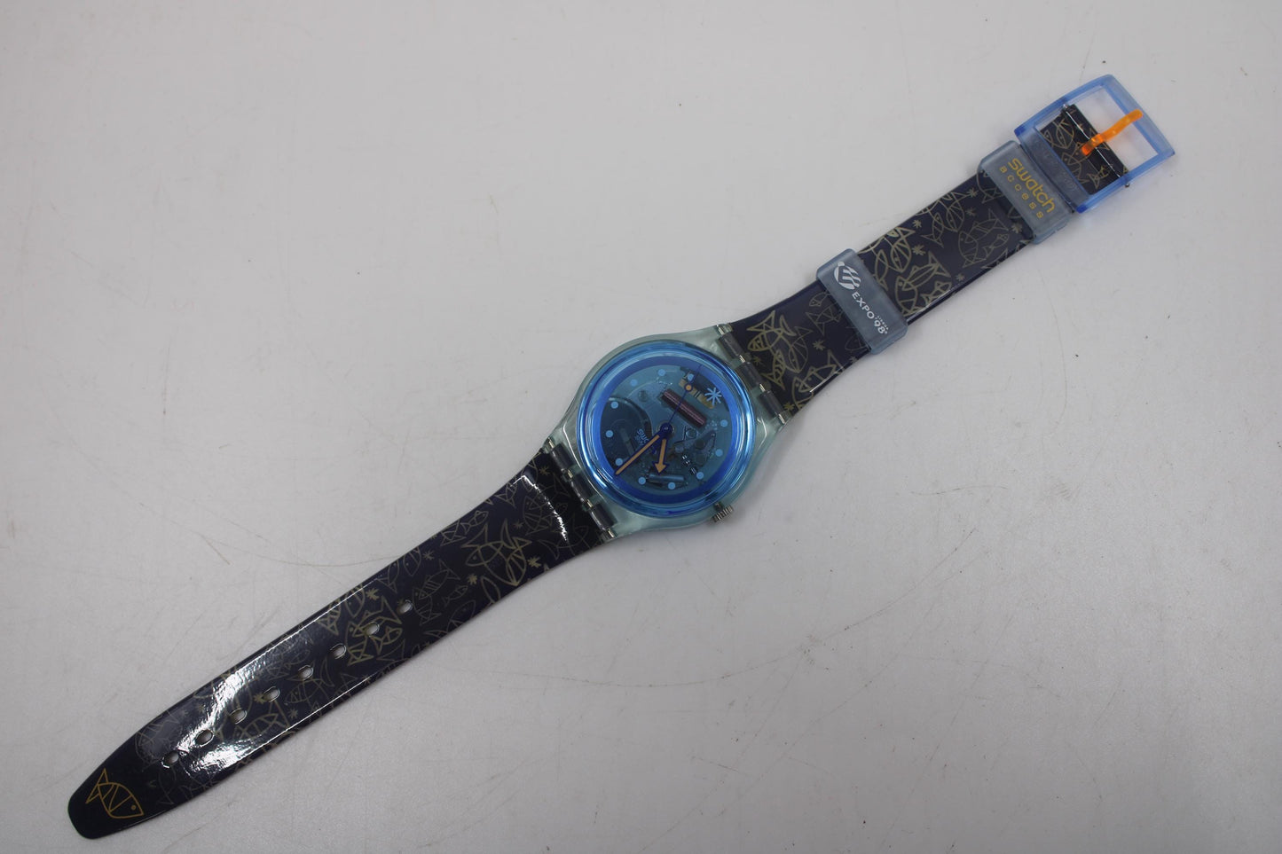 1998 Vintage Gents Access Swatch 'Adamastor' SKL100, Expo 98 Special, unworn, working