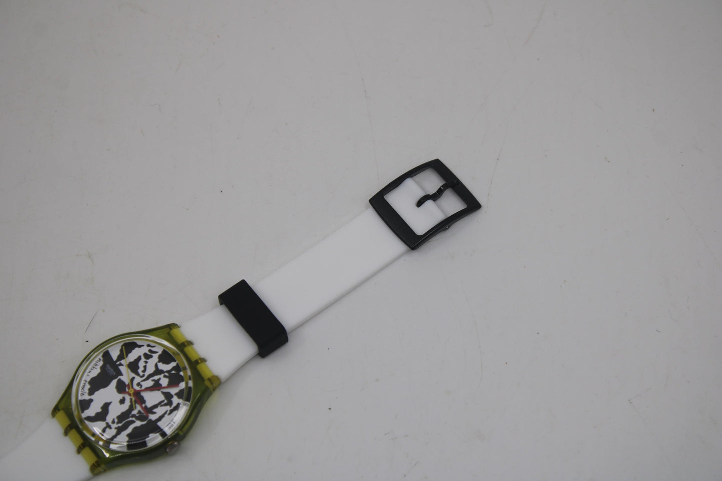 1991 Vintage Gents Swatch 'Flaeck' GZ117, in UNUSED, New Old Stock, great condition, working