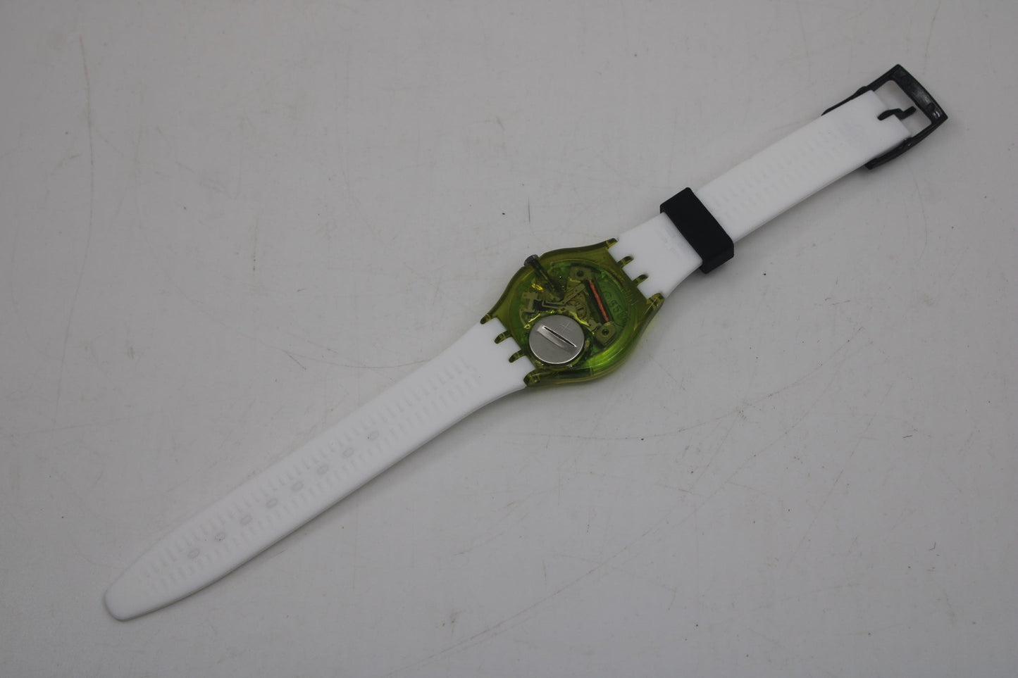 1991 Vintage Gents Swatch 'Flaeck' GZ117, in UNUSED, New Old Stock, great condition, working