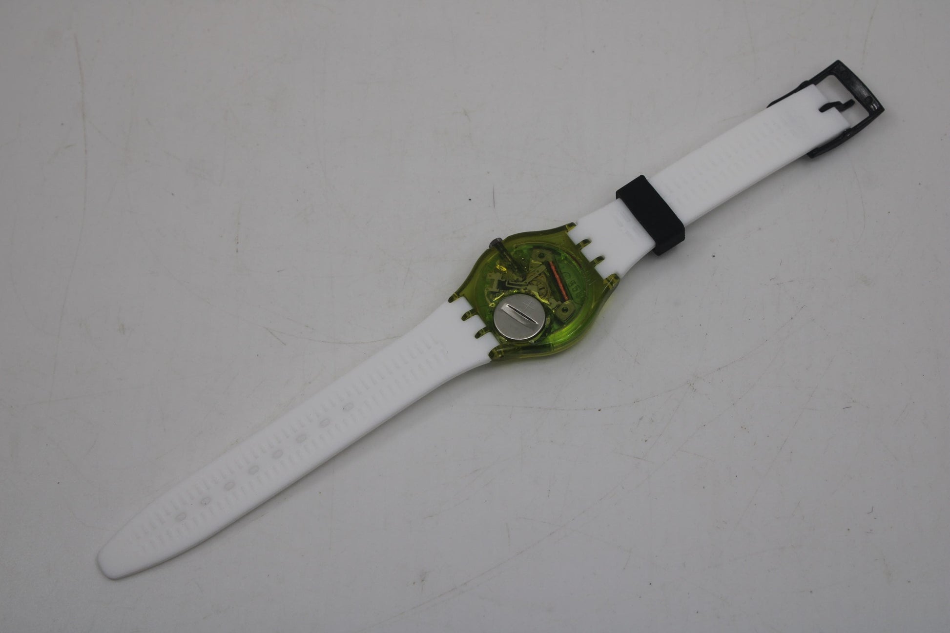 1991 Vintage Gents Swatch 'Flaeck' GZ117, in UNUSED, New Old Stock, great condition, working