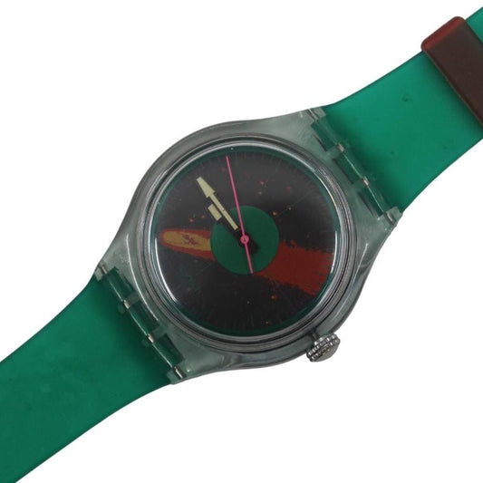 Cosmic Encounter Automatic Swatch, 1986, GS102, NEW strap and MINT case, working