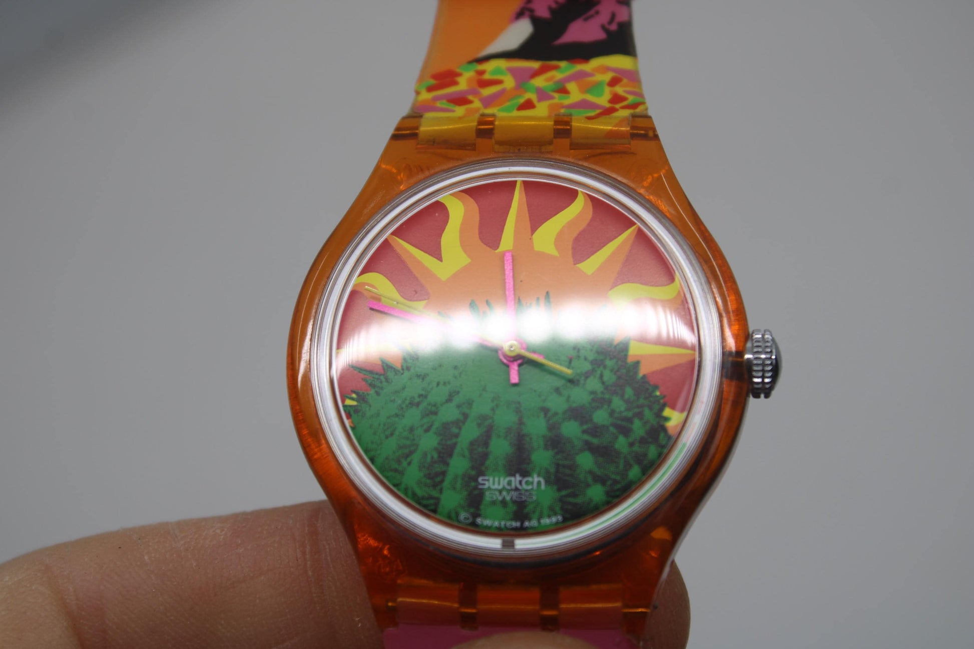 Tequila Automatic Swatch, 1994, GO102, NEW strap and NEW case, 100% working