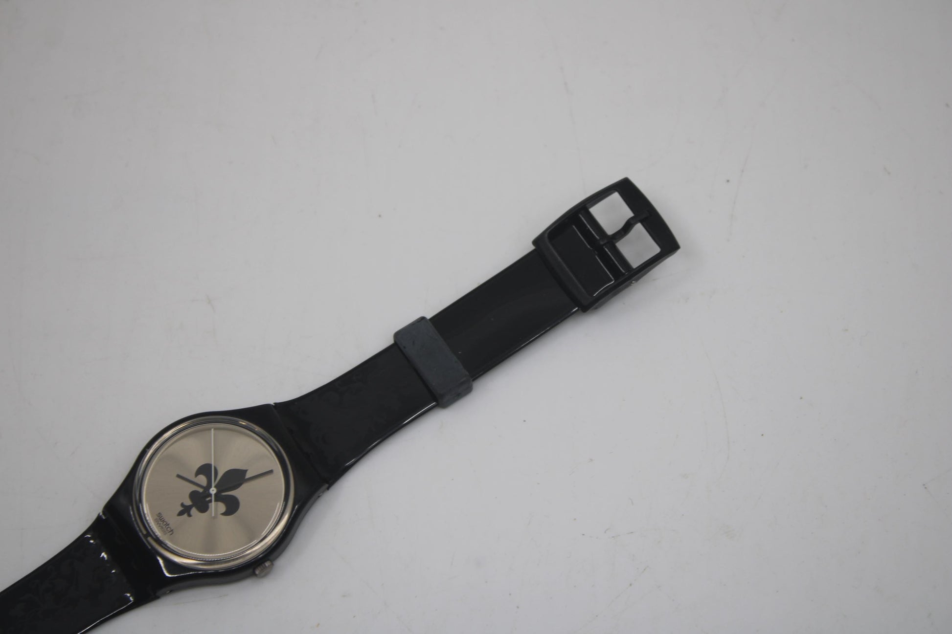 1989 Swatch Gents 'Lucretia' GB126, new old stock, never worn, working, original strap