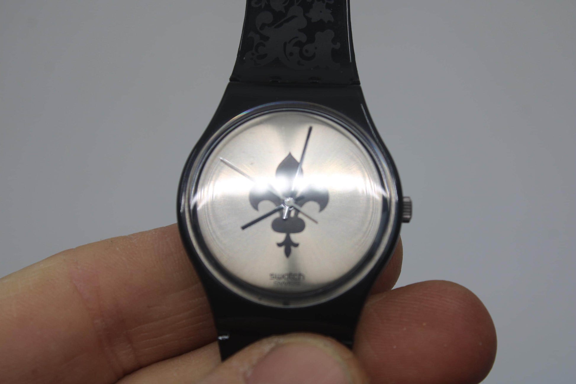 1989 Swatch Gents 'Lucretia' GB126, new old stock, never worn, working, original strap