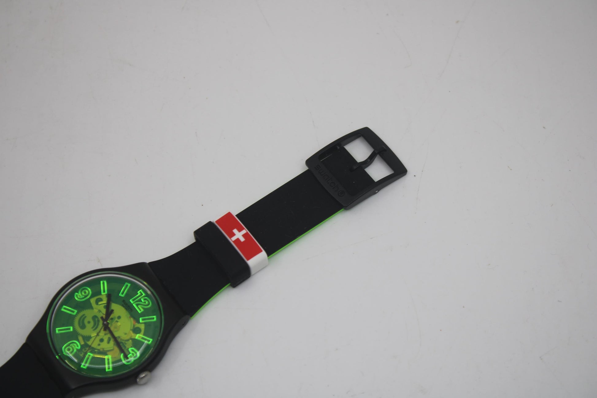 Swatch Watch New Gent 'Yellowboost' SUOB166, Working, New Old Stock, Never Worn