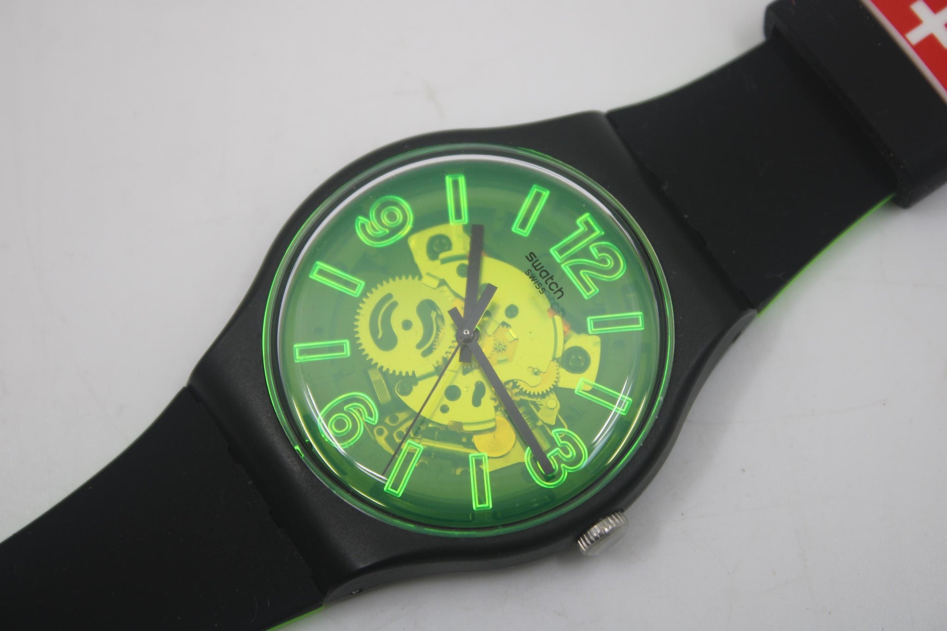 Swatch Watch New Gent 'Yellowboost' SUOB166, Working, New Old Stock, Never Worn