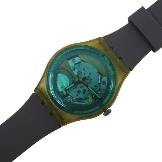 1987, Swatch, Gents, 'Turquoise Bay', GK103, Nice, Used Condition, working condition