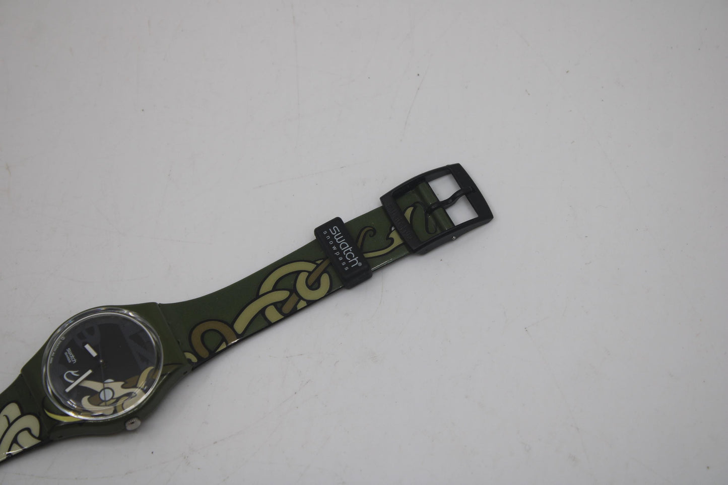 Vintage Gents Swatch, 'Serpent Soup', SKG101, NO box, MINT Condition, working, Original Strap