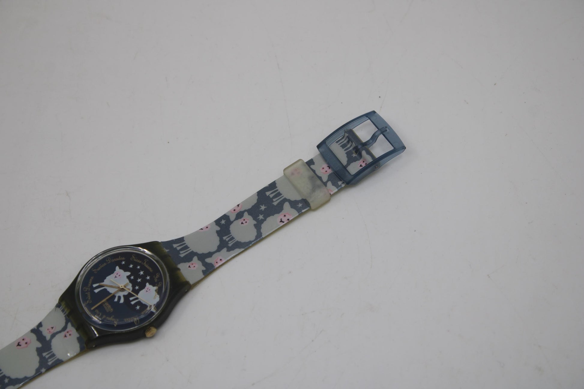 1995, Swatch, Gents, 'Black Sheep', GN150, New Old Stock and Unworn Condition, working, original strap